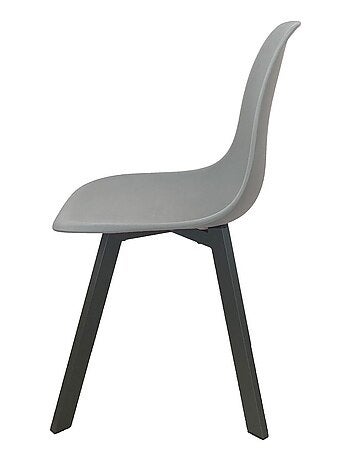 Chaise de jardin design scandinave avec pieds en aluminium IBIS