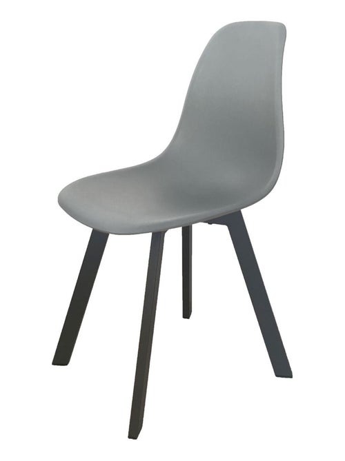 Chaise de jardin design scandinave avec pieds en aluminium IBIS - Kiabi Chaise de jardin design scandinave avec pieds en aluminium IBIS - Kiabi