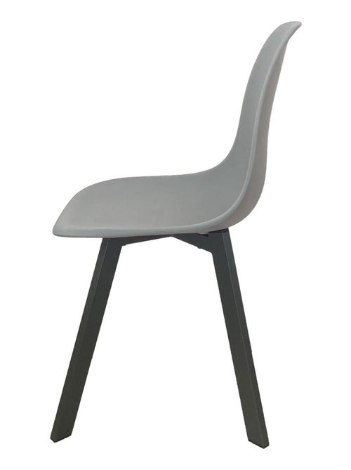 Chaise de jardin design scandinave avec pieds en aluminium IBIS - Kiabi Chaise de jardin design scandinave avec pieds en aluminium IBIS - Kiabi