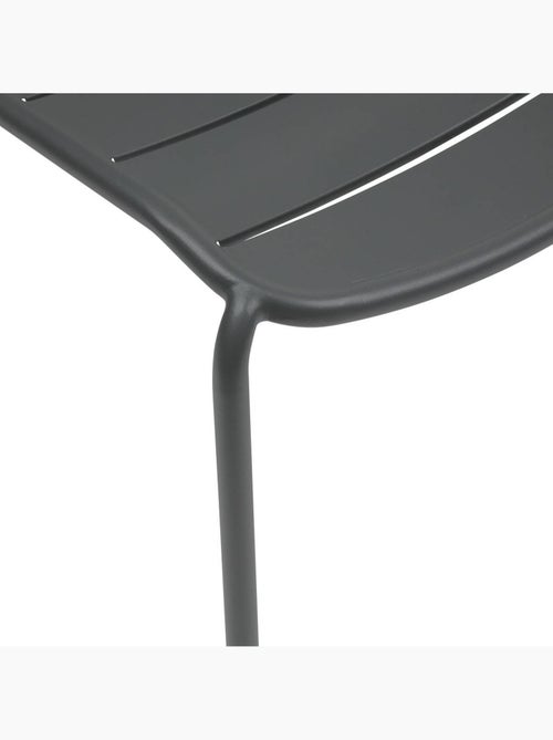 Chaise de jardin empilable en acier à lattes ALEGORIA - Kiabi