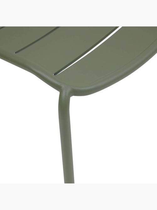 Chaise de jardin empilable en acier à lattes ALEGORIA - Kiabi