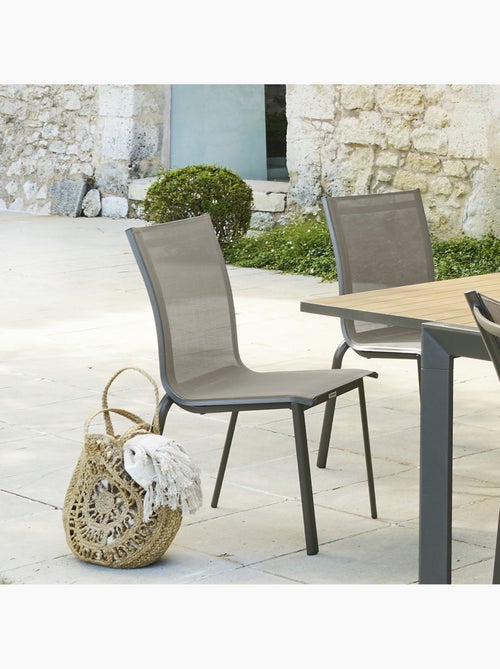 Chaise de jardin empilable en aluminium AXANT - Kiabi