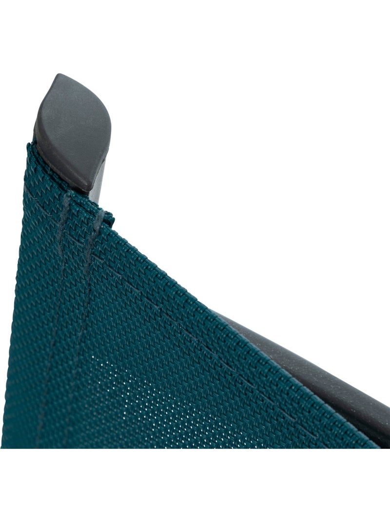 Chaise de jardin empilable en aluminium AXANT Bleu canard - Kiabi