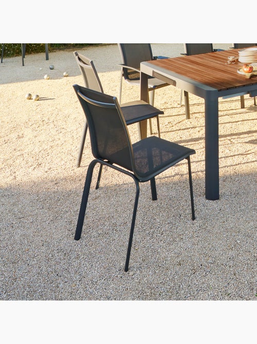 Chaise de jardin empilable en aluminium AXANT - Kiabi