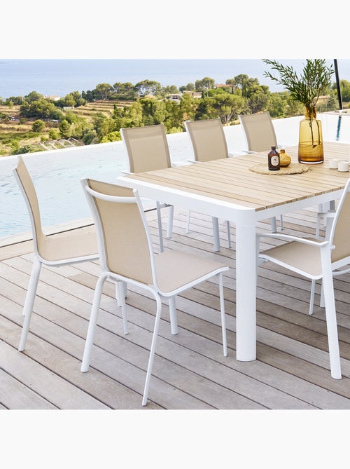 Chaise de jardin empilable en aluminium AXANT - Kiabi