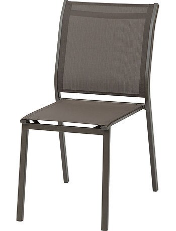 Chaise de jardin empilable en aluminium ESSENTIA