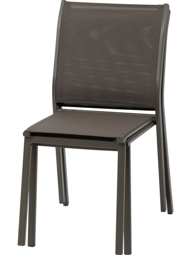 Chaise de jardin empilable en aluminium ESSENTIA Beige - Kiabi