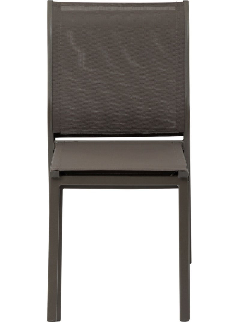 Chaise de jardin empilable en aluminium ESSENTIA Beige - Kiabi