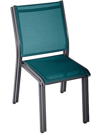 Chaise de jardin empilable en aluminium ESSENTIA