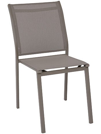 Chaise de jardin empilable en aluminium ESSENTIA