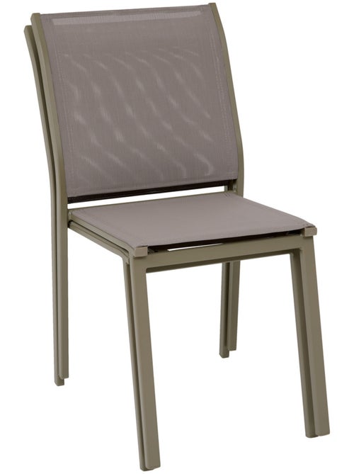 Chaise de jardin empilable en aluminium ESSENTIA - Kiabi Chaise de jardin empilable en aluminium ESSENTIA - Kiabi