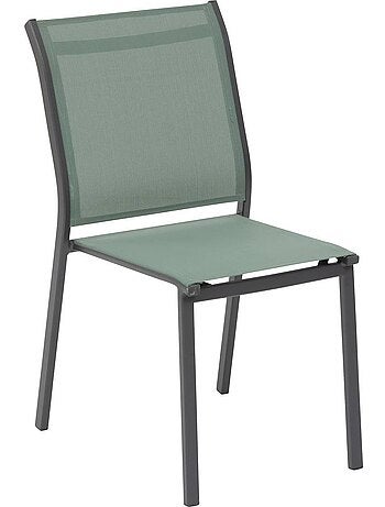 Chaise de jardin empilable en aluminium ESSENTIA