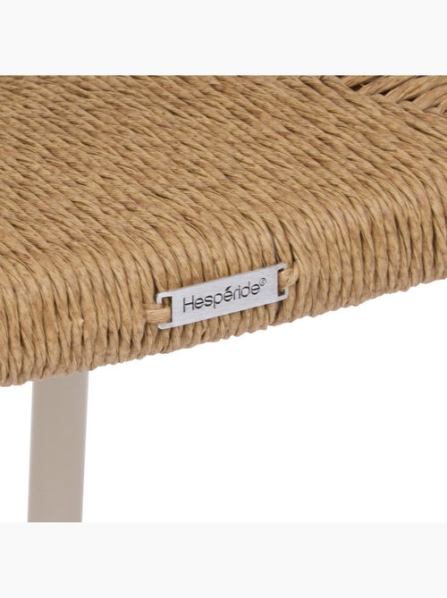 Chaise de jardin empilable en aluminium et résine tressée WISTTY - Kiabi