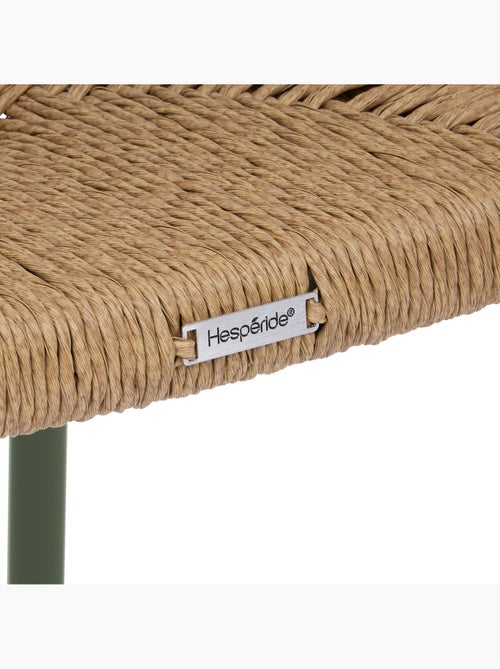 Chaise de jardin empilable en aluminium et résine tressée WISTTY - Kiabi
