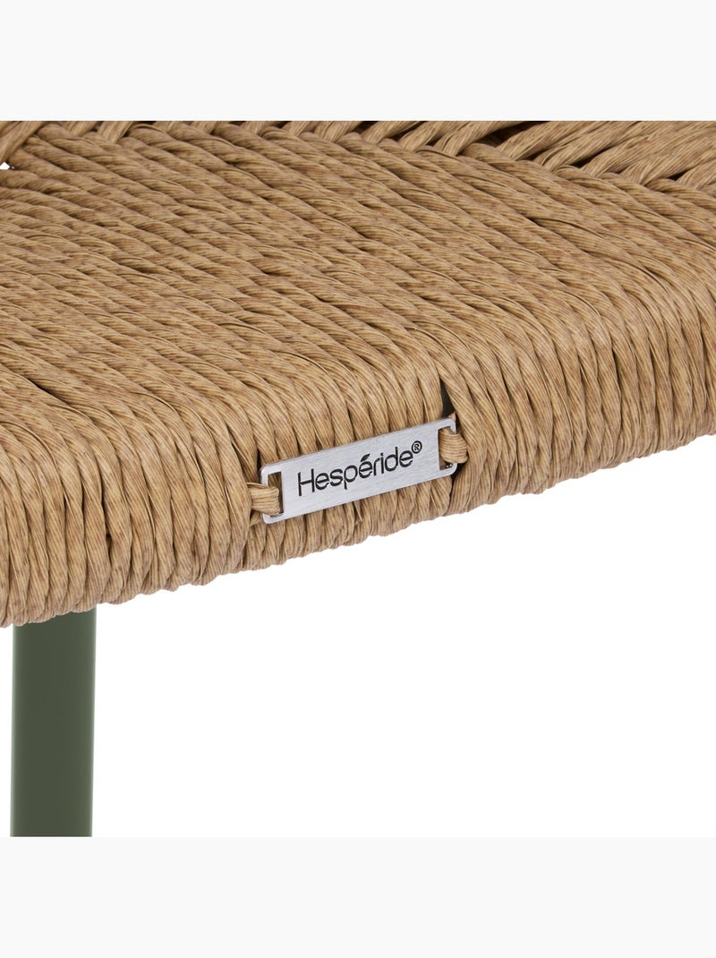 Chaise de jardin empilable en aluminium et résine tressée WISTTY Vert clair - Kiabi