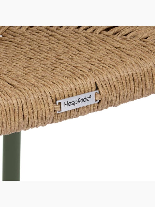 Chaise de jardin empilable en aluminium et résine tressée WISTTY - Kiabi