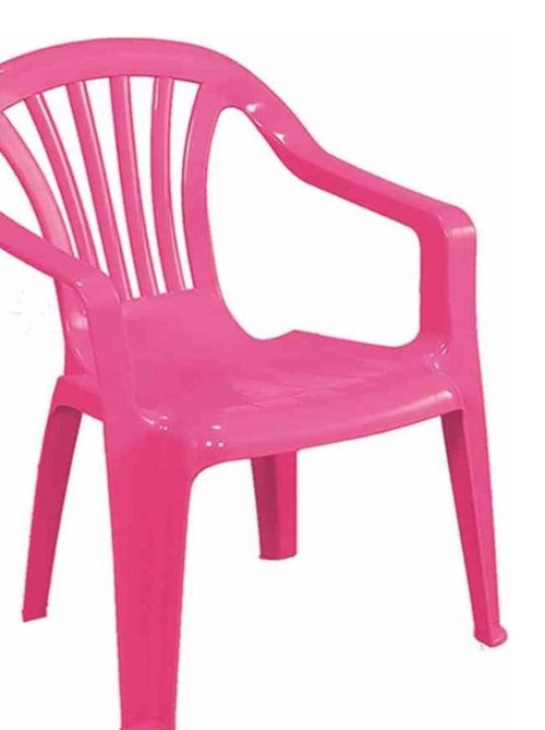 Chaise de jardin empilable pour enfants rose - Kiabi