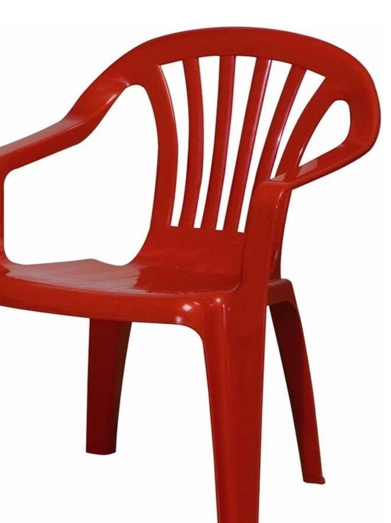Chaise de jardin empilable pour enfants rouge Rouge - Kiabi