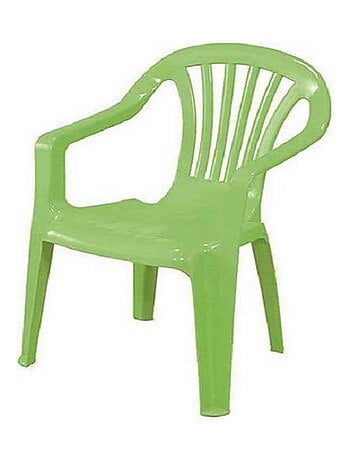 Chaise de jardin empilable pour enfants vert