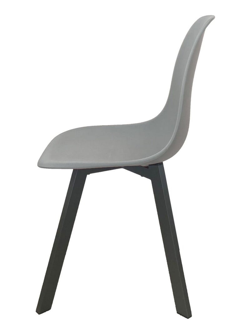 Chaise de jardin moderne Ibis Taupe - Kiabi