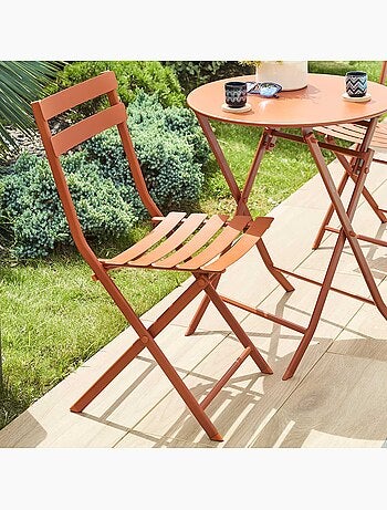Chaise de jardin pliante en acier GREENSBORO