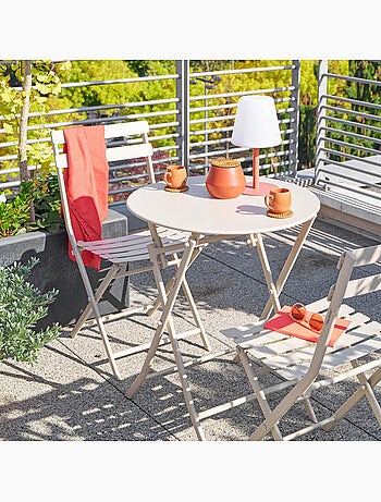 Chaise de jardin pliante en acier GREENSBORO