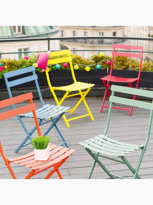 Chaise de jardin pliante en acier GREENSBORO - Kiabi Chaise de jardin pliante en acier GREENSBORO - Kiabi