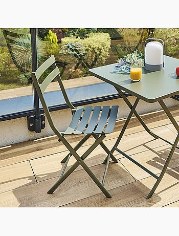 Chaise de jardin pliante en acier GREENSBORO
