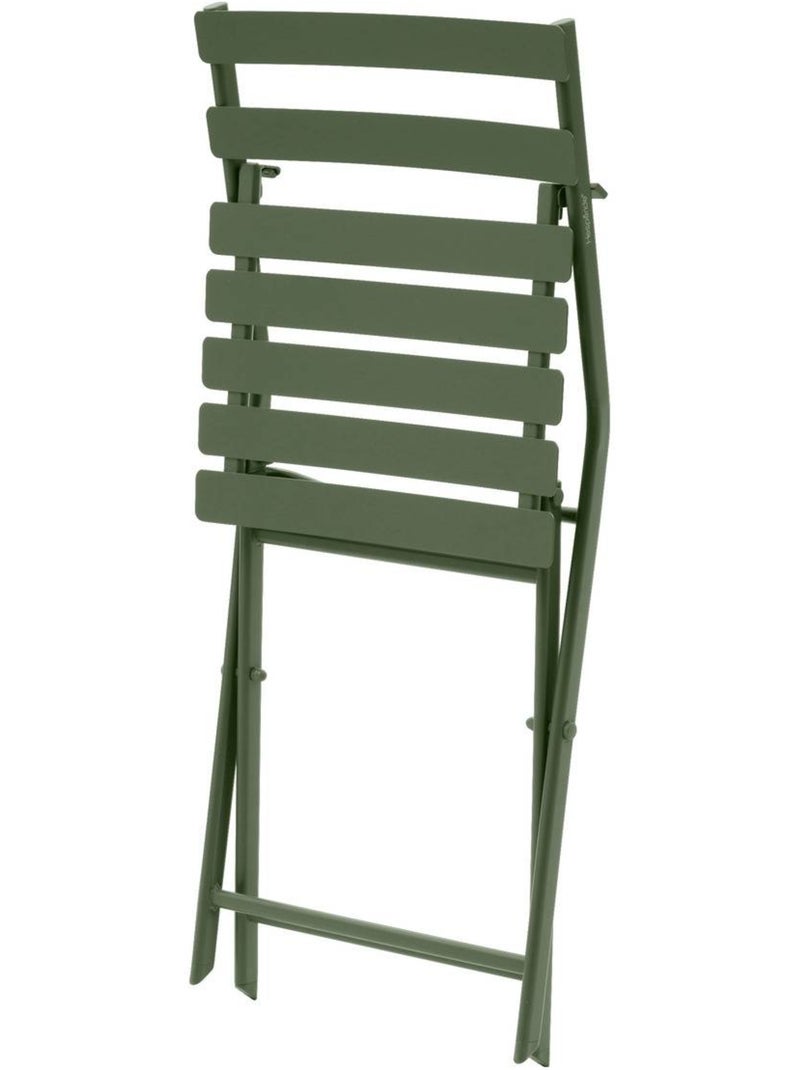 Chaise de jardin pliante en acier GREENSBORO Vert clair - Kiabi