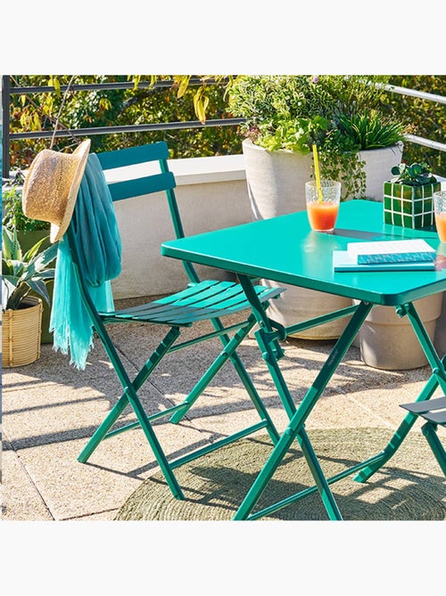 Chaise de jardin pliante en acier GREENSBORO - Kiabi Chaise de jardin pliante en acier GREENSBORO - Kiabi