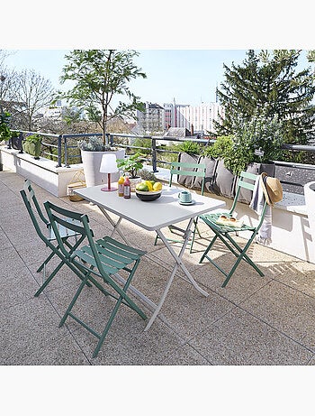 Chaise de jardin pliante en acier GREENSBORO