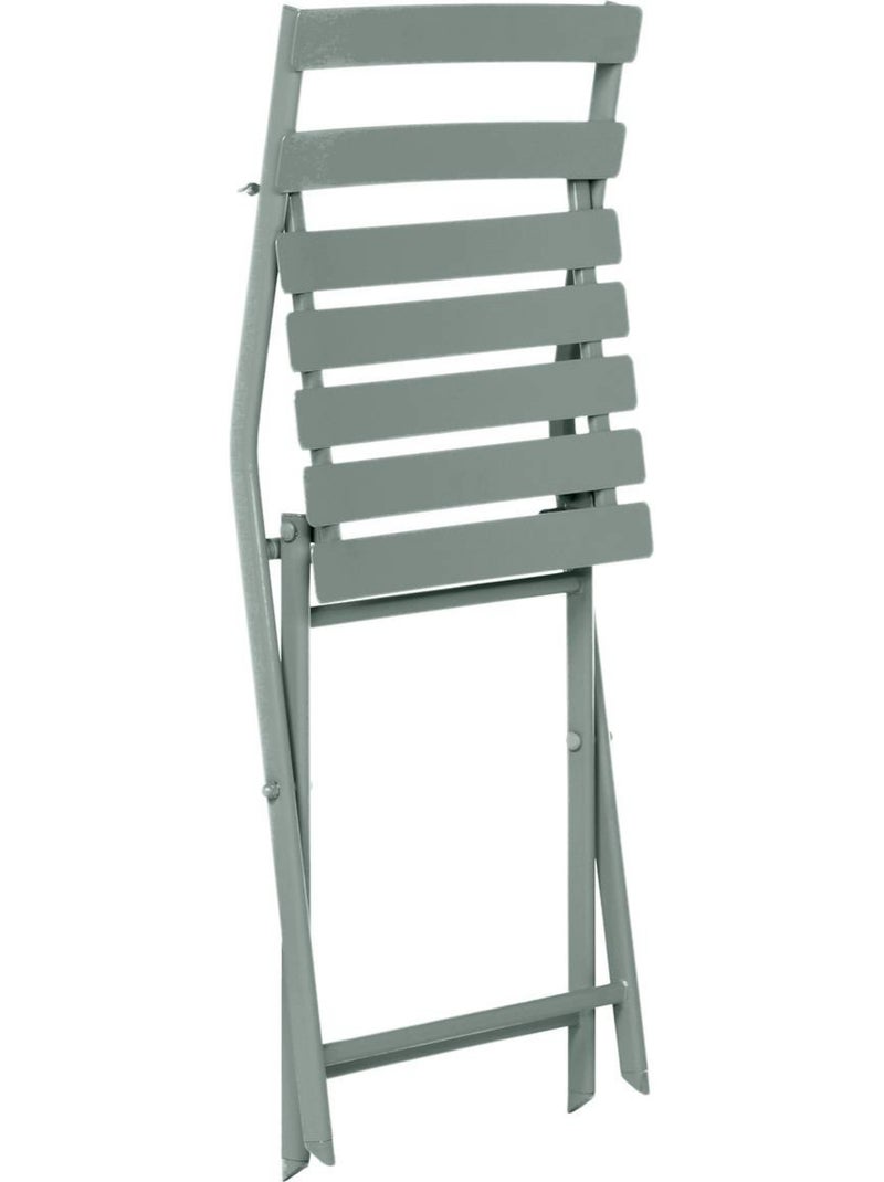 Chaise de jardin pliante en acier GREENSBORO Vert olive - Kiabi
