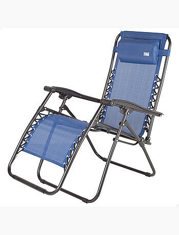 Chaise de jardin pliante zéro gravité 2 positions aktive