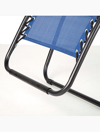 Chaise de jardin pliante zéro gravité 2 positions aktive