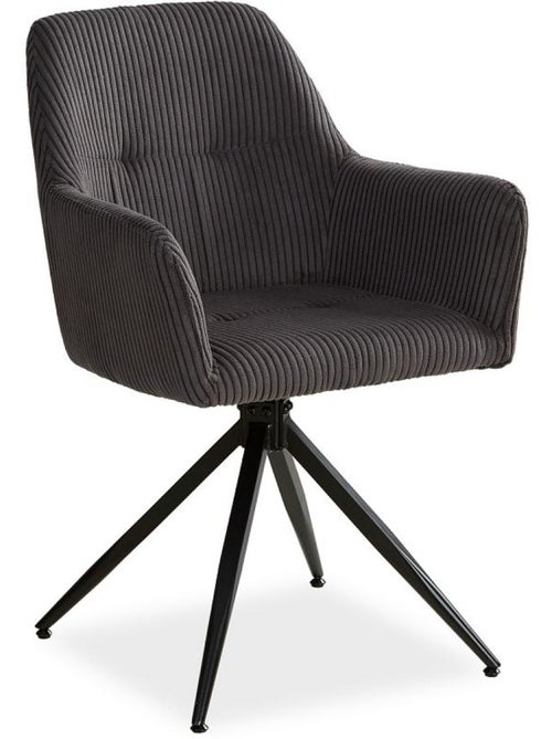 Chaise de salle à manger oeuf moderne gris - Kiabi
