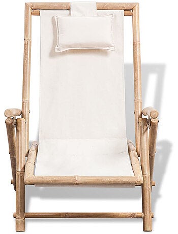 Chaise d'extérieur en bambou