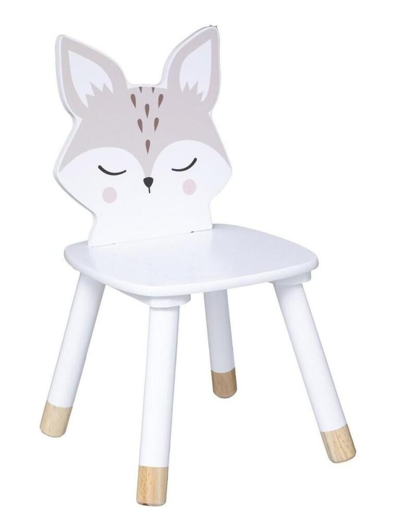 Chaise douceur renard Blanc - Kiabi