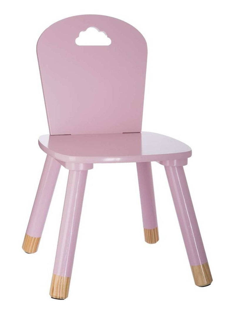 Chaise douceur rose pour enfant en bois Rose - Kiabi