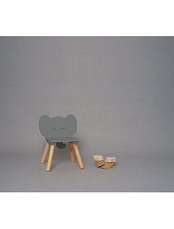 Chaise éléphant en bois