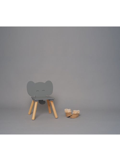 Chaise éléphant en bois - Kiabi