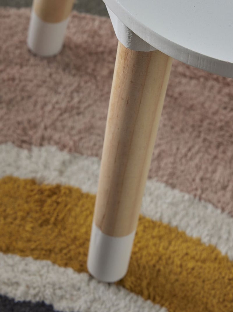 Chaise en bois en forme de nuage Blanc - Kiabi