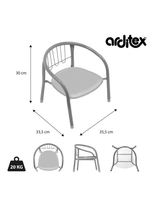 Chaise en métal - Licorne - Kiabi