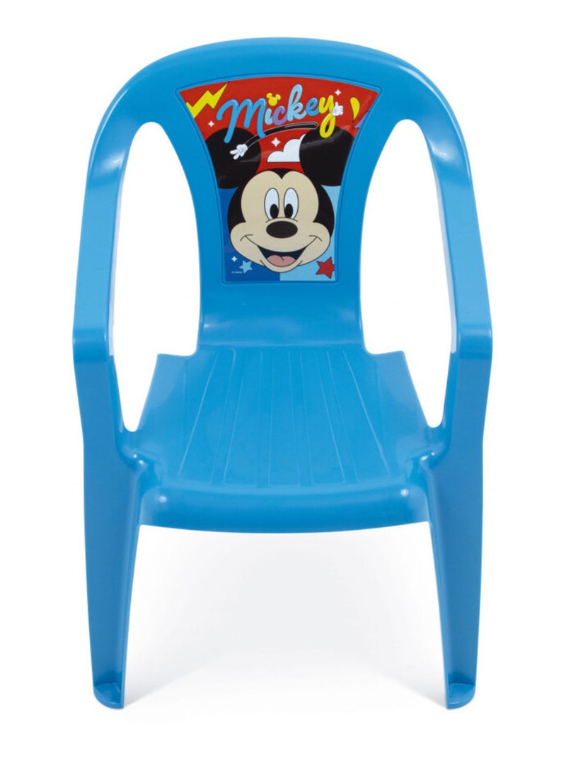 Chaise en plastique 36.5x40x51 cm - Mickey Mouse Bleu - Kiabi