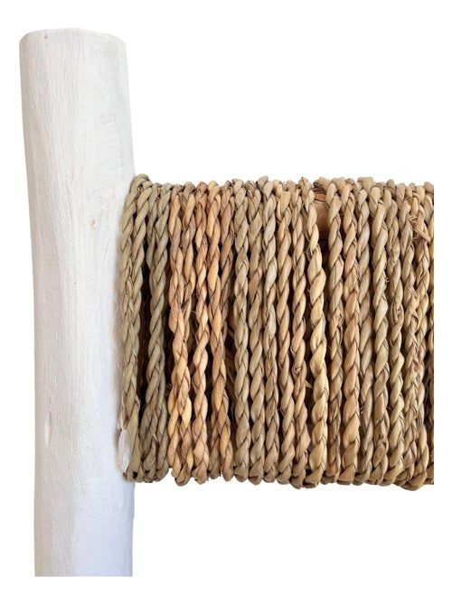 Chaise enfant bois blanc et doum - Kiabi