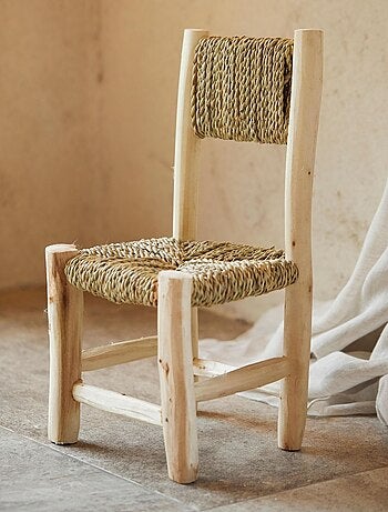 Chaise enfant bois de laurier et doum