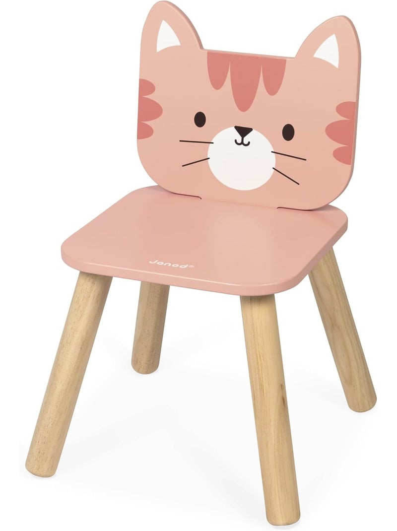 Chaise enfant Chat Rose - Kiabi