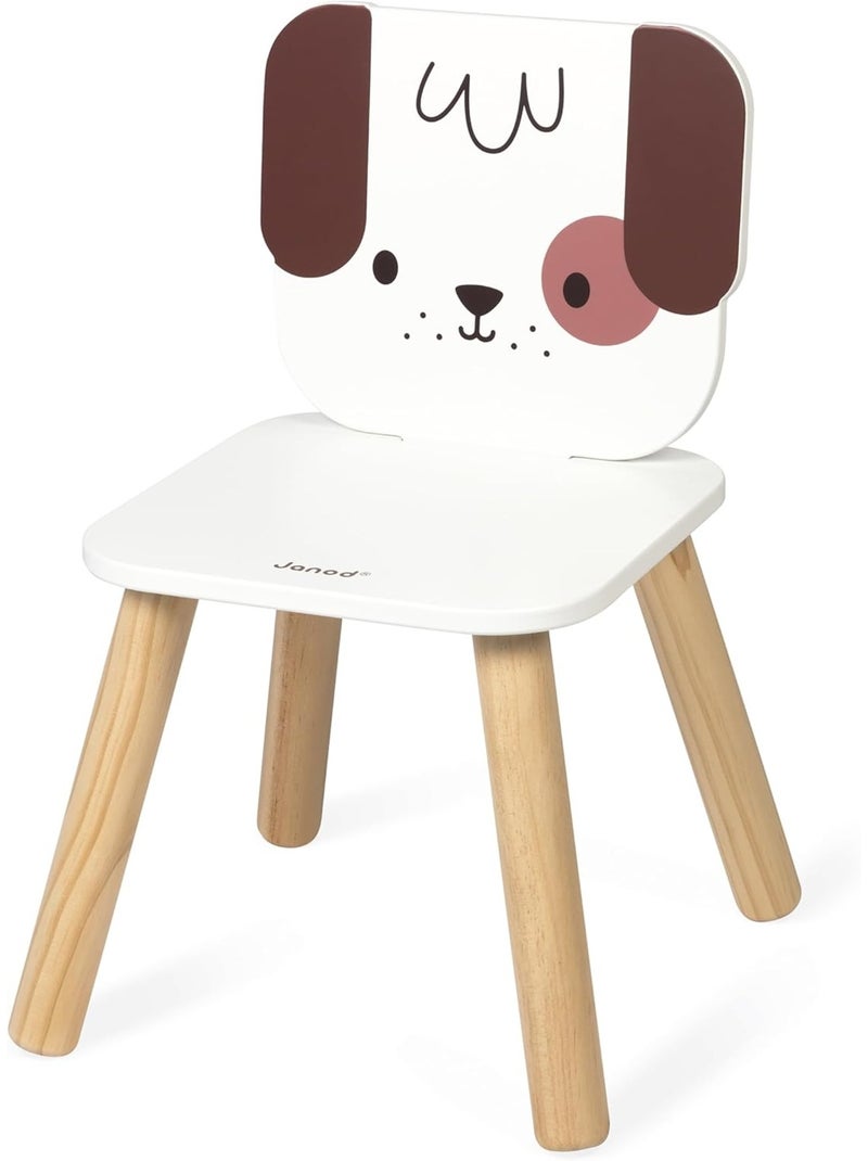 Chaise enfant Chien Blanc - Kiabi