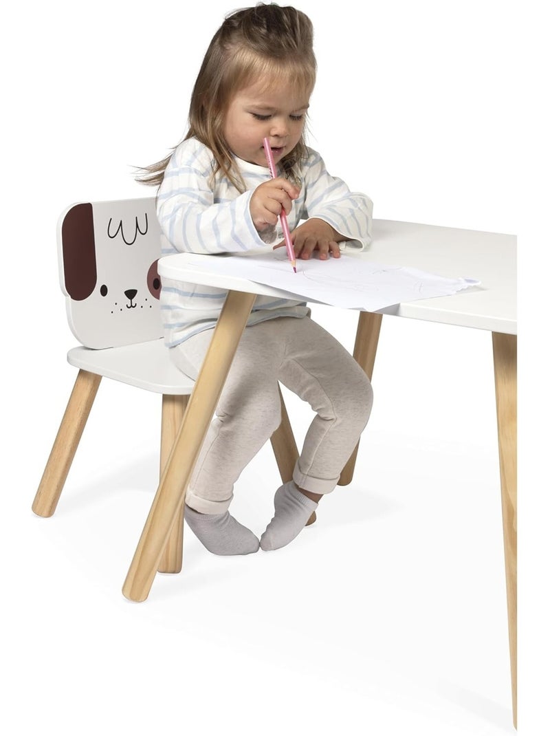 Chaise enfant Chien Blanc - Kiabi