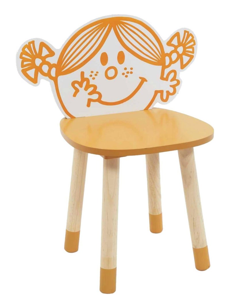 Chaise enfant collection Monsieur/Madame - Madame Bonheur (lot de 2) Audrey Orange - Kiabi