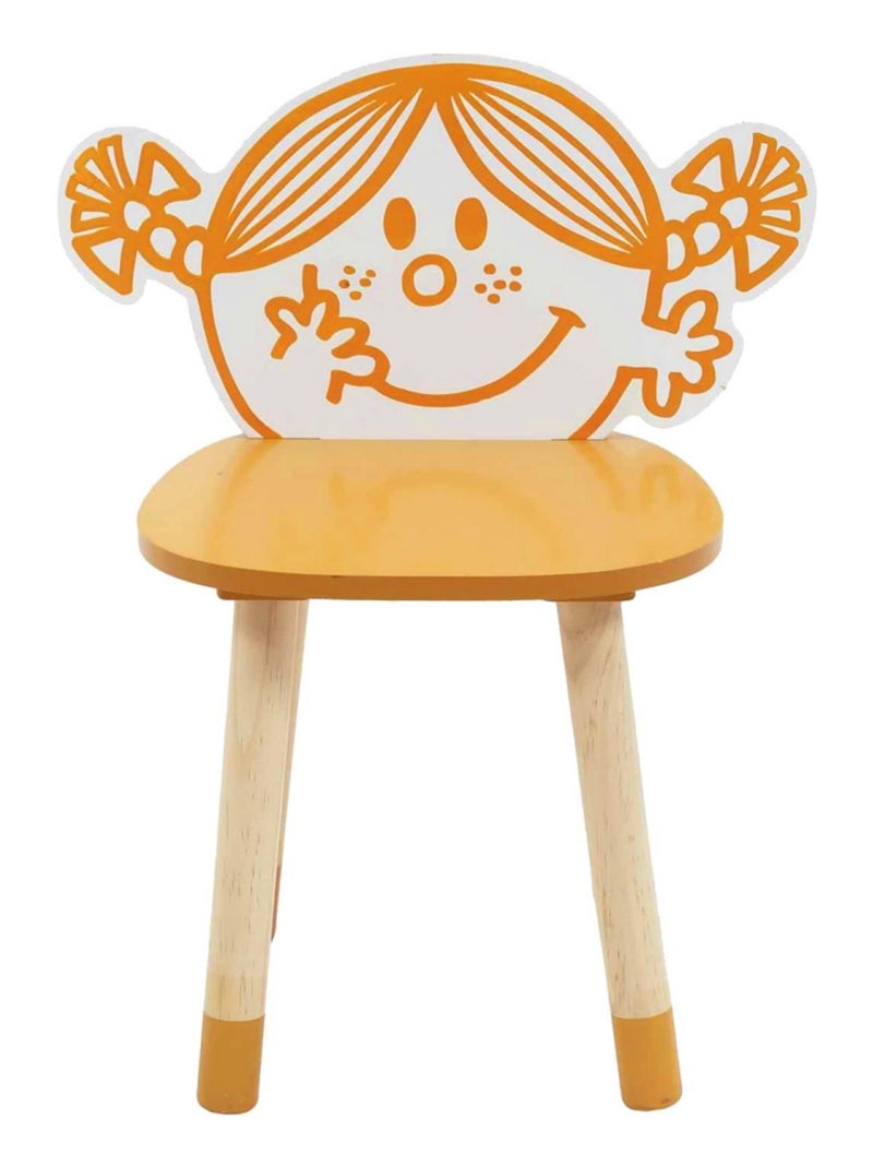 Chaise enfant collection Monsieur/Madame - Madame Bonheur (lot de 2) Audrey Orange - Kiabi